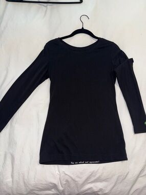 Healing Hands Melissa Underscrub Crewneck Long Sleeve Basic Tee Black - Women’s